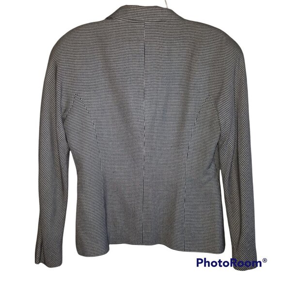 Talbots Gingham Jacket with Shoulder Pads - Picture 9 of 16